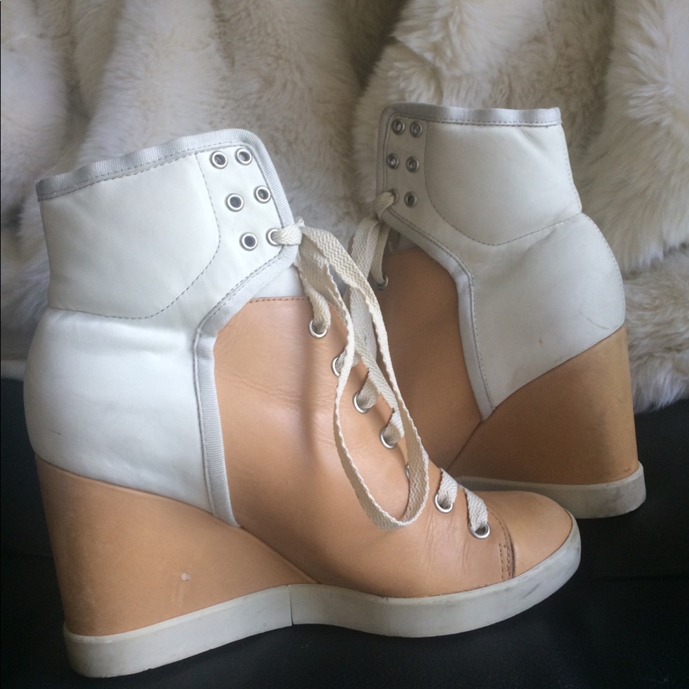 See by Chloé Colorblock Wedge Sneakers - Sz. 37.5 - Picture 5 of 6